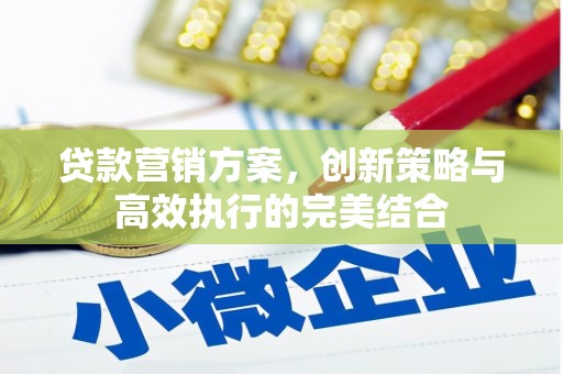 安溪贷款营销方案，创新策略与高效执行的完美结合