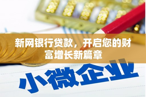 湖里新网银行贷款，开启您的财富增长新篇章