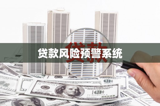 大名贷款风险预警系统