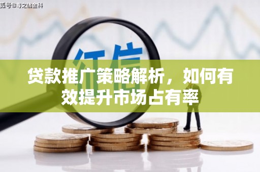 佳冬贷款推广策略解析，如何有效提升市场占有率