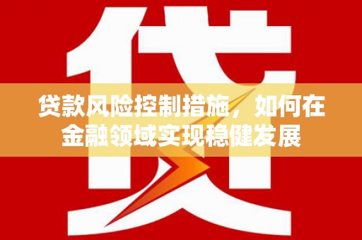 三民贷款风险控制措施，如何在金融领域实现稳健发展