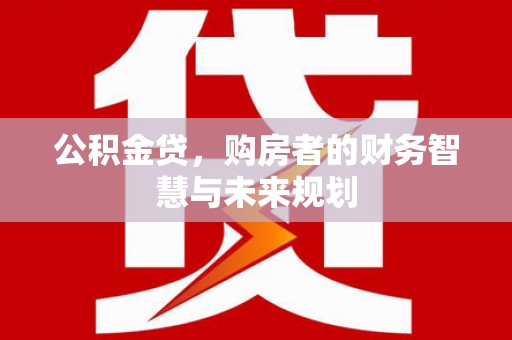 鄂伦春公积金贷，购房者的财务智慧与未来规划