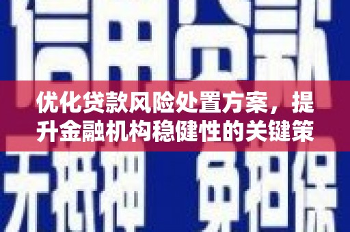 银海优化贷款风险处置方案，提升金融机构稳健性的关键策略
