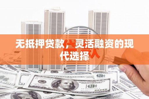 南投无抵押贷款，灵活融资的现代选择