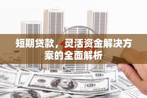 西峡短期贷款，灵活资金解决方案的全面解析