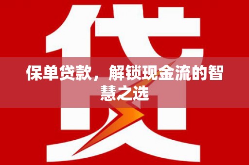 南阳保单贷款，解锁现金流的智慧之选