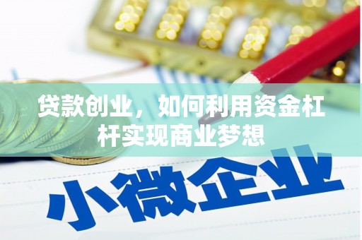 天元贷款创业，如何利用资金杠杆实现商业梦想