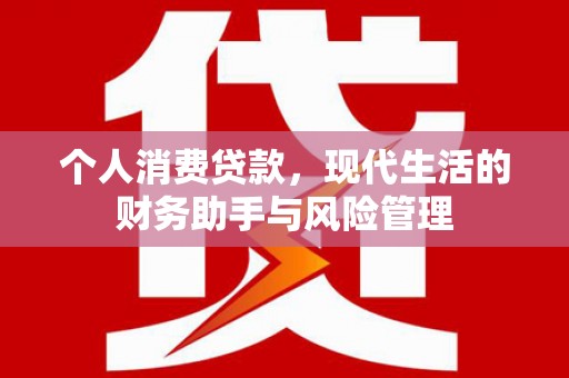 港闸个人消费贷款，现代生活的财务助手与风险管理