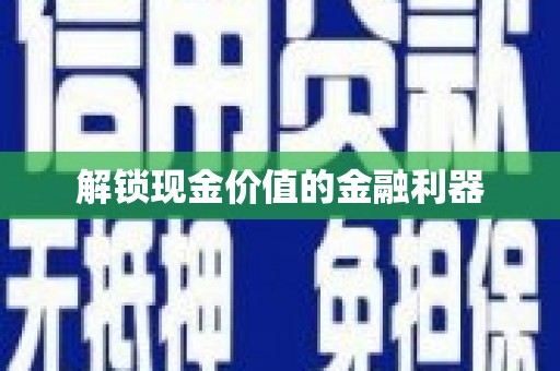 鸡东解锁现金价值的金融利器