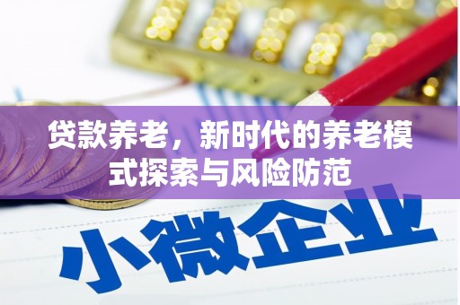 顺城贷款养老，新时代的养老模式探索与风险防范